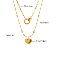 Thumbnail for Stainless Steel Multilayer Heart Pendant