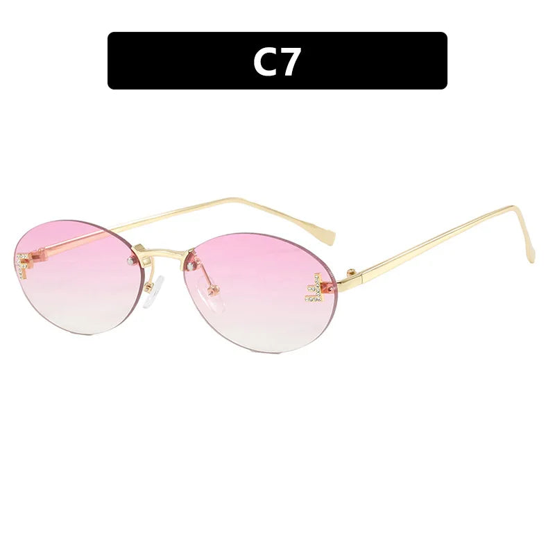 Luxury Rimless Sunglass
