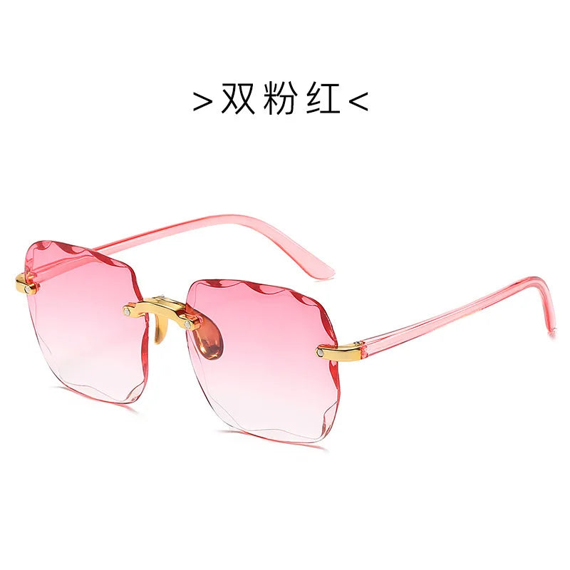 Square Rimless Sunglass