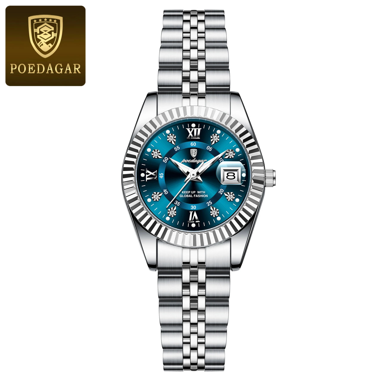 Luminous Date Watch Stainless