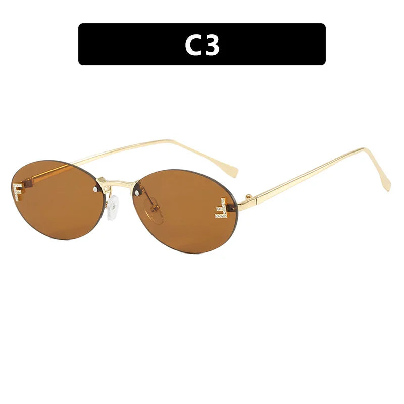 Luxury Rimless Sunglass