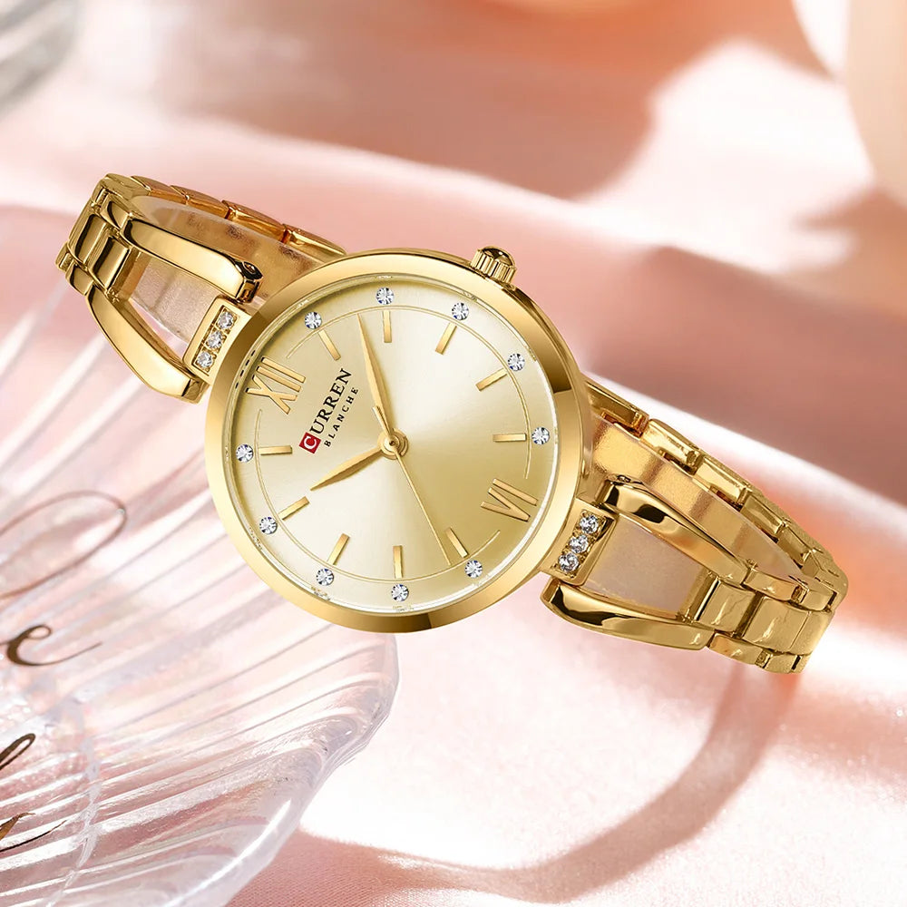 Rhinestones Stainless Steel watch