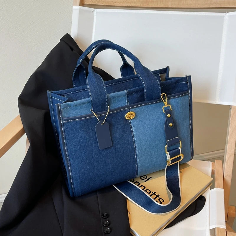 Broadband crossbody tote bag