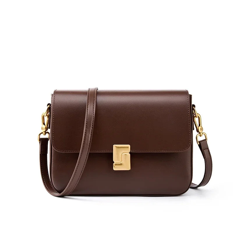 Cowhide Genuine Leather Crossbody Bag