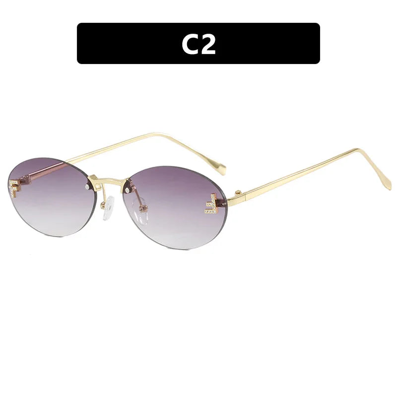 Luxury Rimless Sunglass