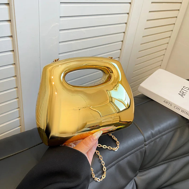 Acrylic Chain Shoulder Bag For Wedding Dinner Party