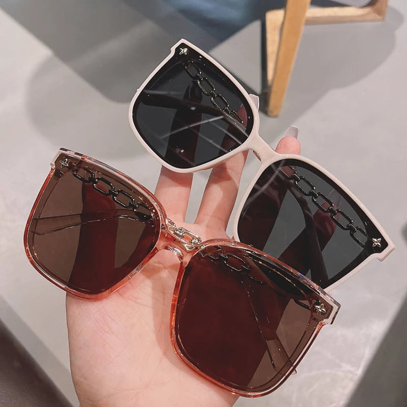 Luxury Large Frame Sunglasses UV400