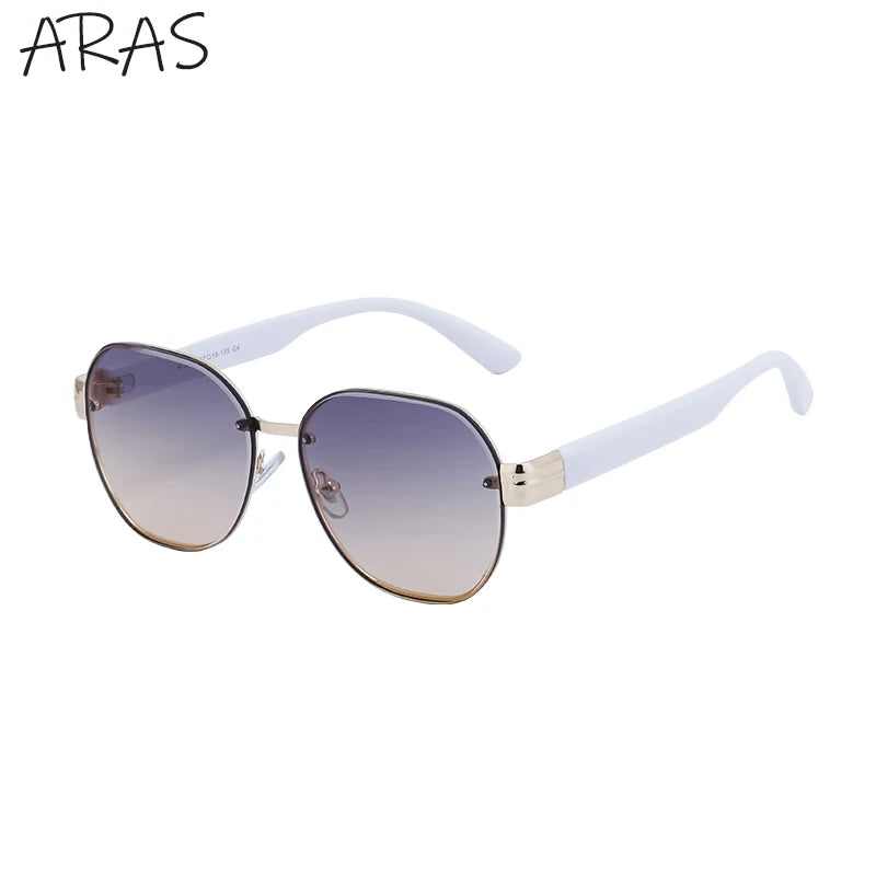 Oversized Rimless Square Sunglass