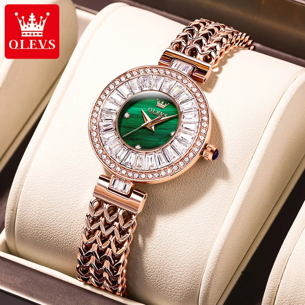 Stainless Steel Luxury Diamond Watch