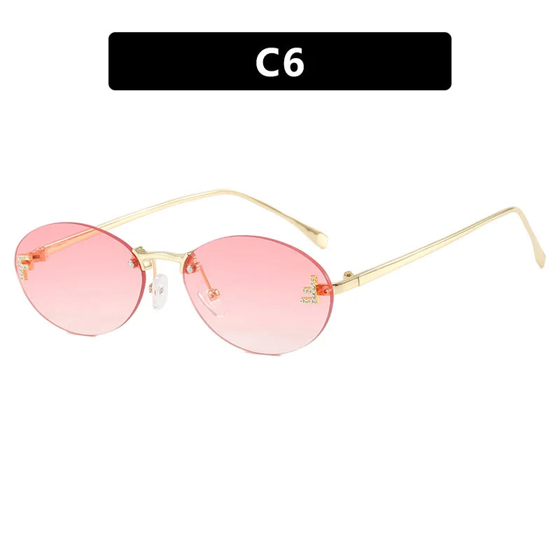 Luxury Rimless Sunglass