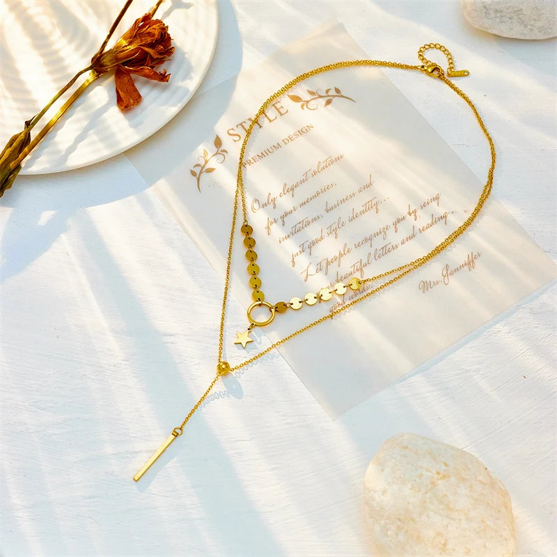 Stainless Steel Multilayer Pendant