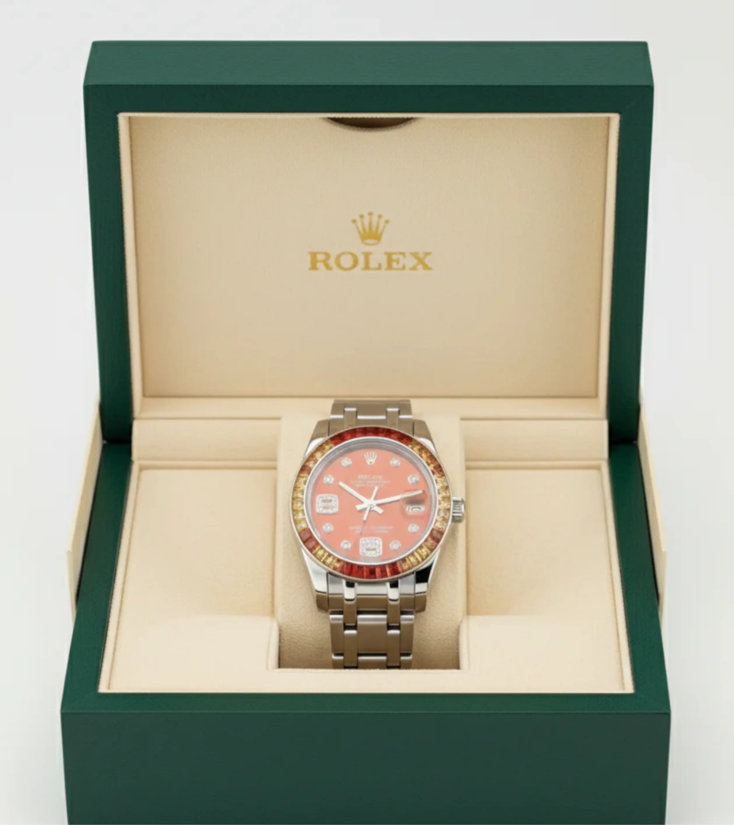 Rolex Datejust Orange Dial REP016821 33 mm Master Automatic