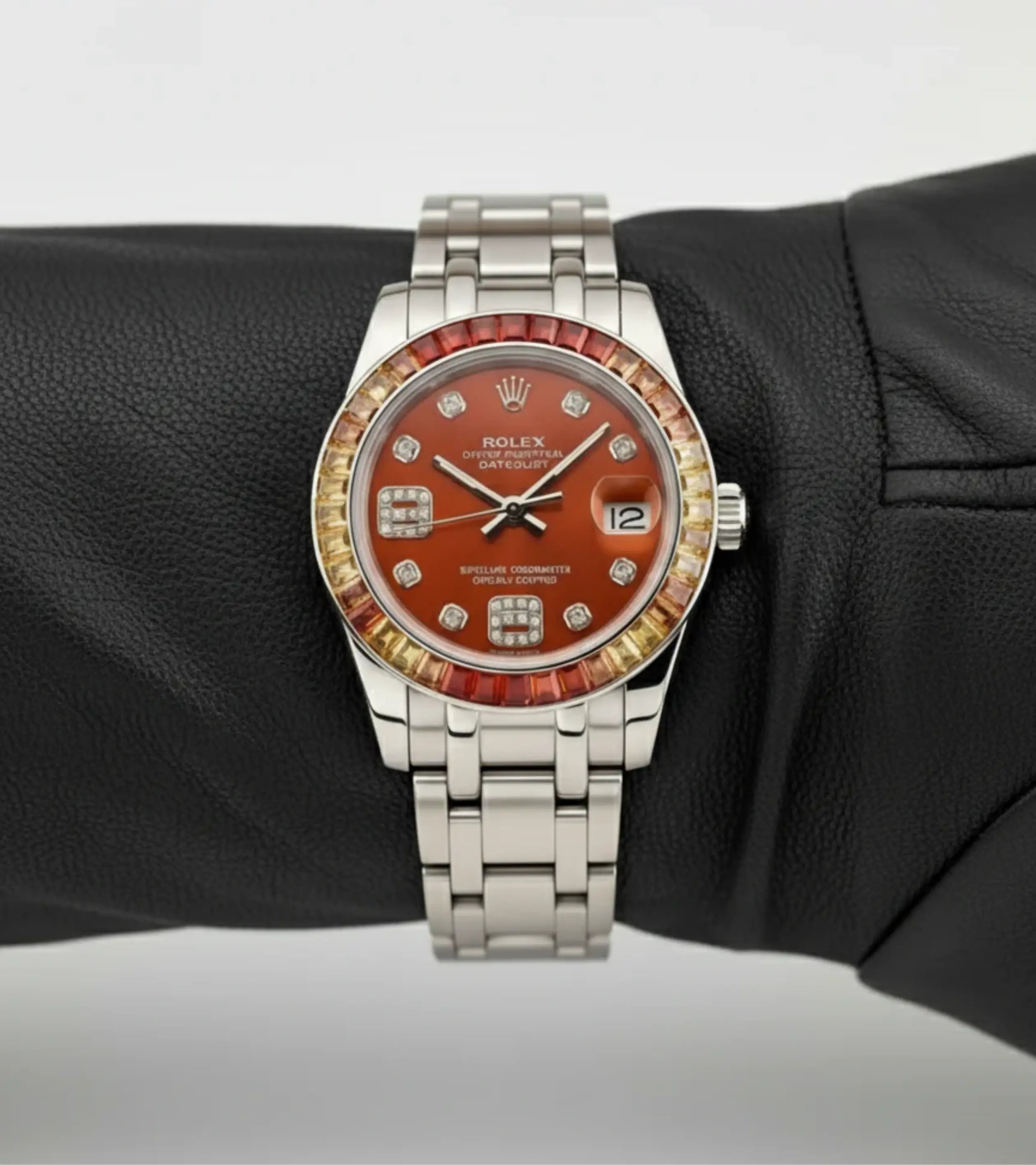Rolex Datejust Orange Dial REP016821 33 mm Master Automatic