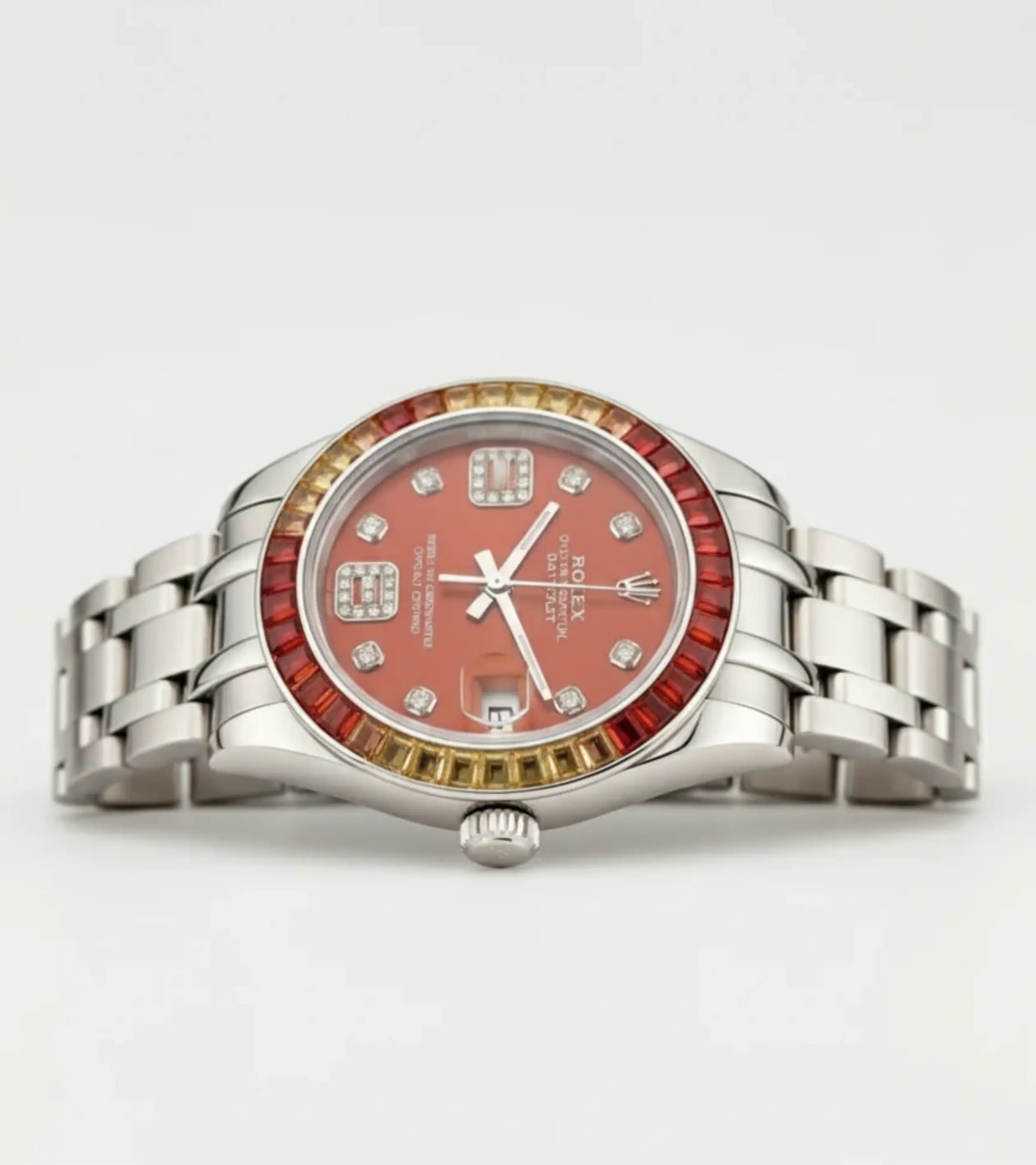 Rolex Datejust Orange Dial REP016821 33 mm Master Automatic
