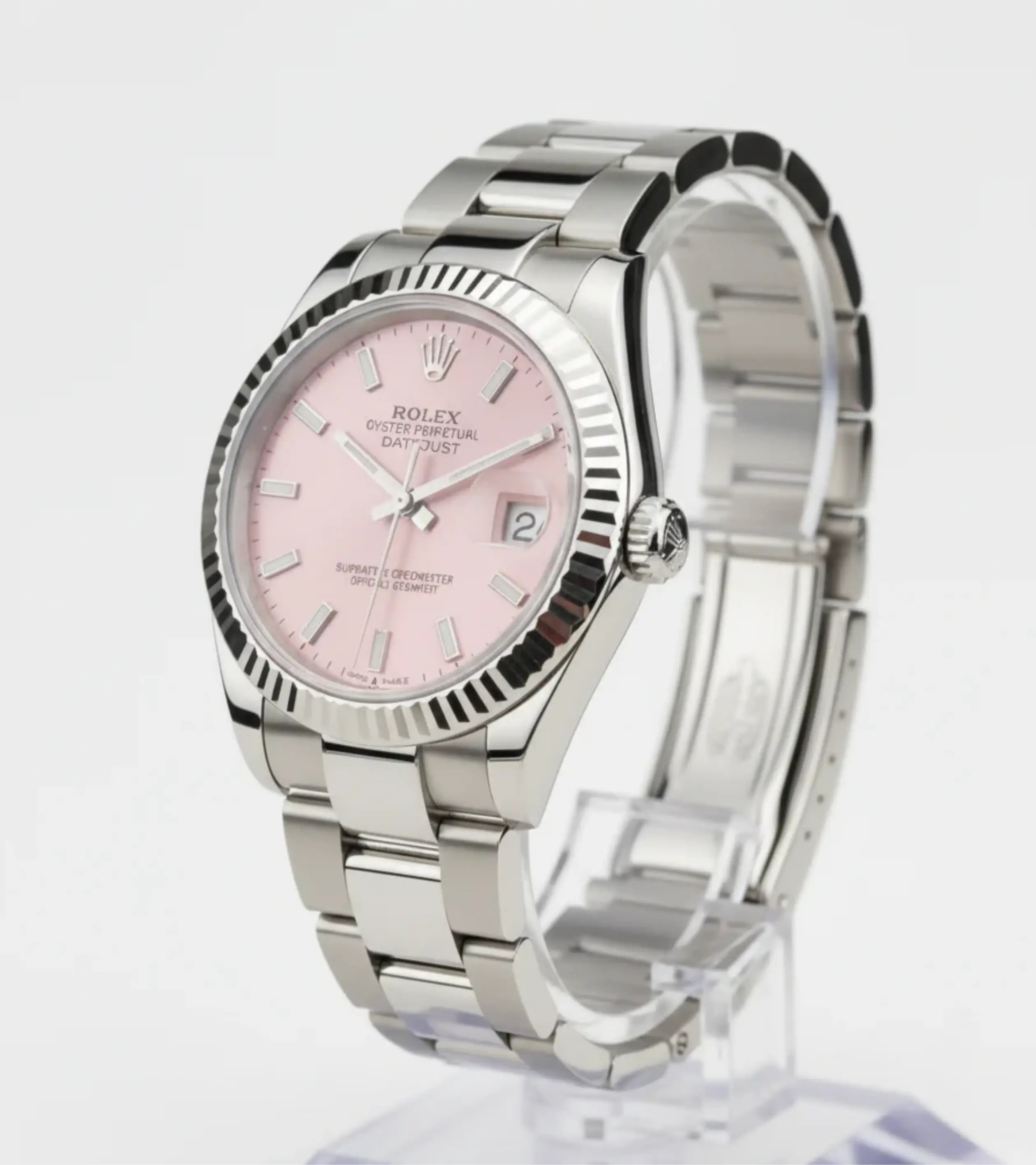 Rolex Datejust Pink Dial 278274-0013 31 mm Master Automatic