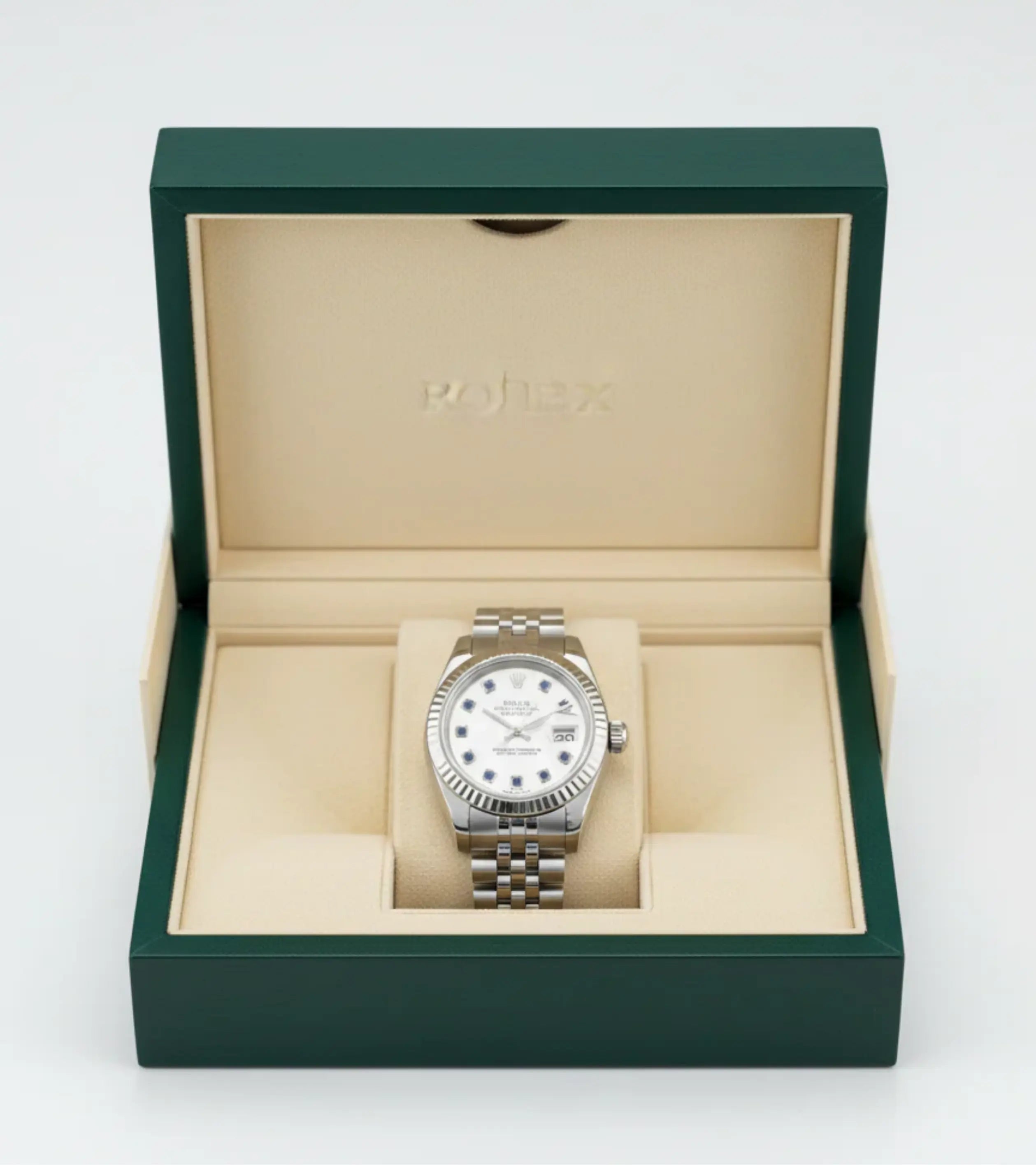 Rolex Lady-Datejust Mother Of Pearl – White Dial 179174 26 mm Master Automatic