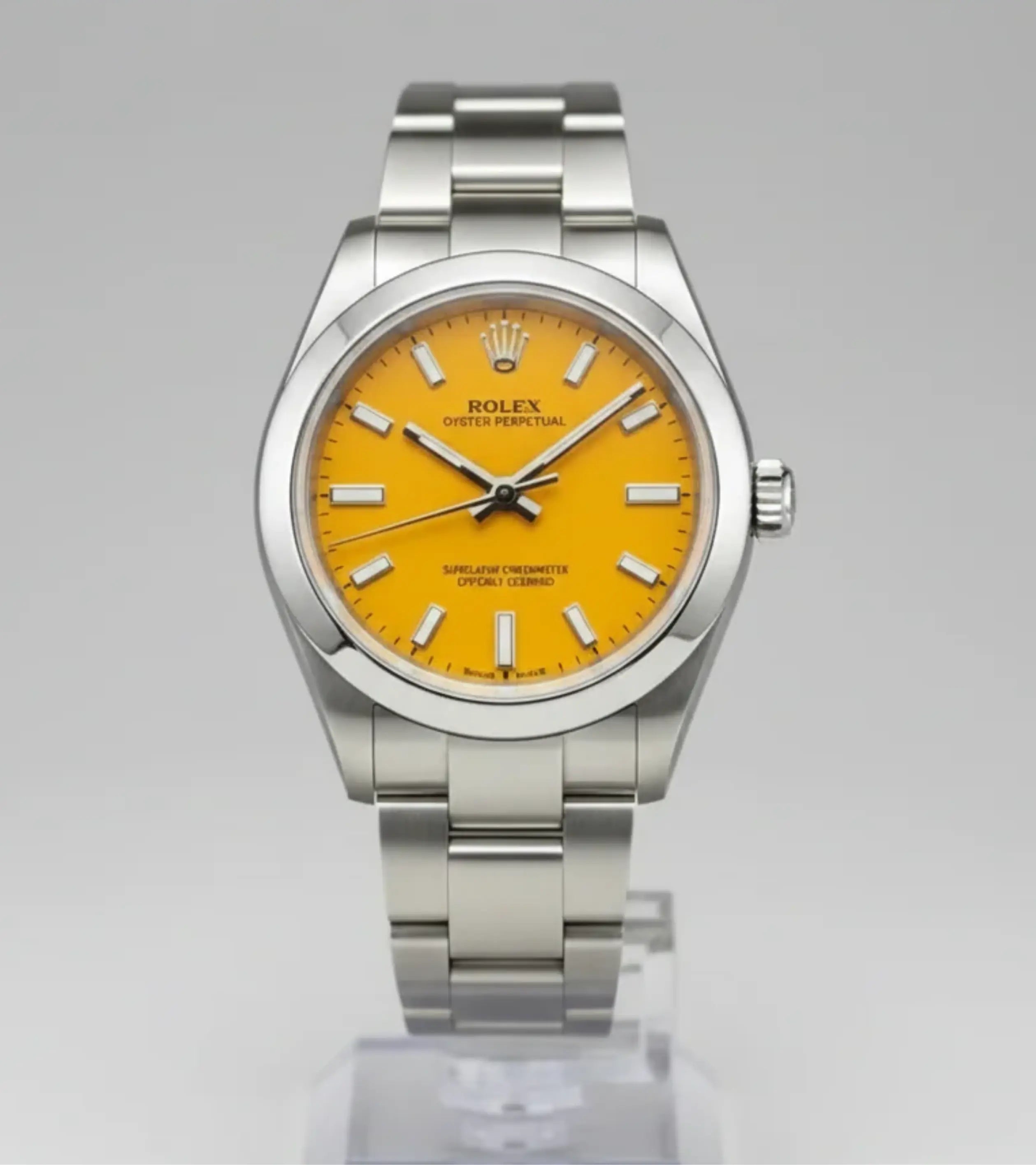 Rolex Oyster Perpetual Lady Yellow Dial 277200 31 mm Master Automatic