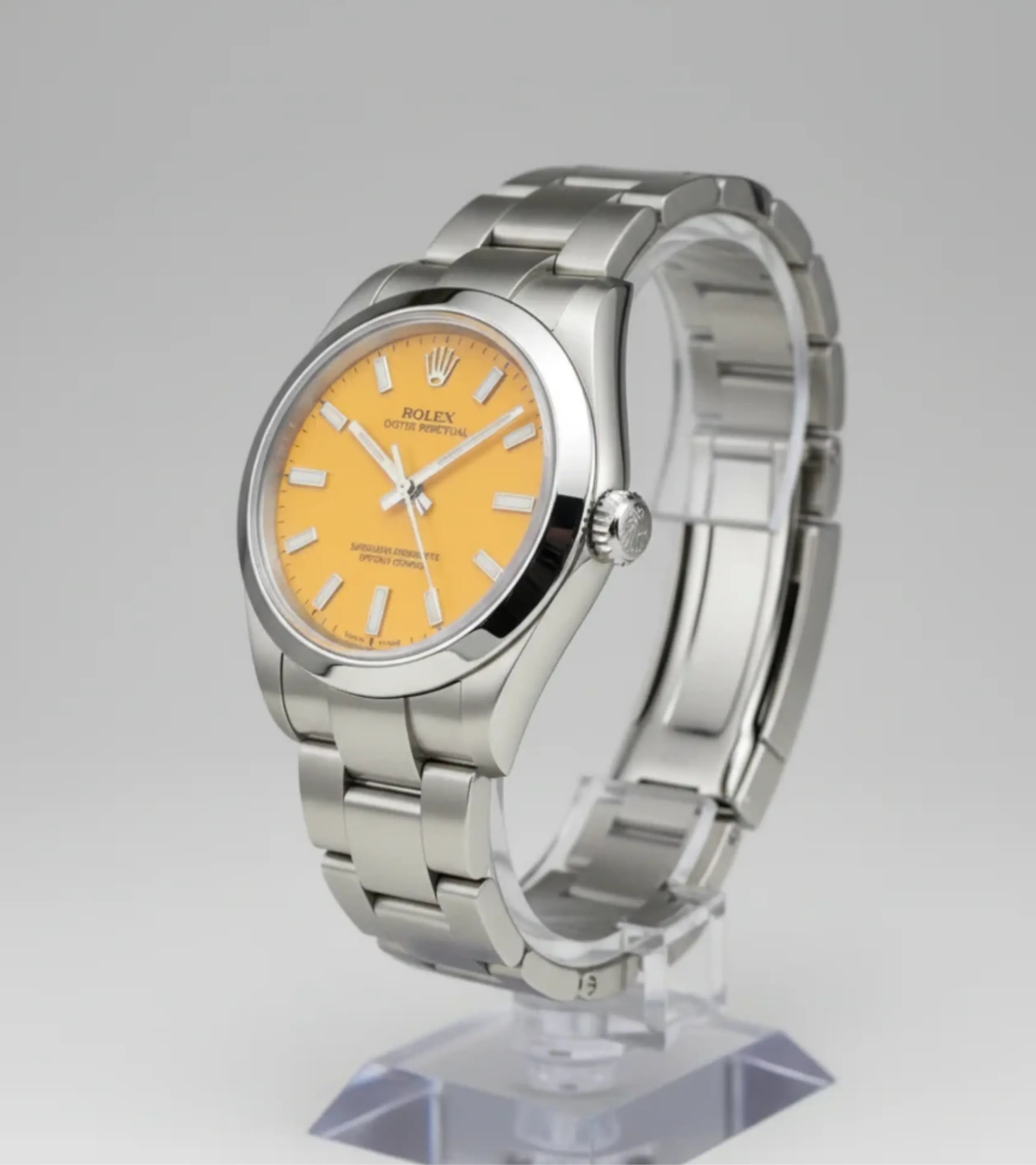 Rolex Oyster Perpetual Lady Yellow Dial 277200 31 mm Master Automatic