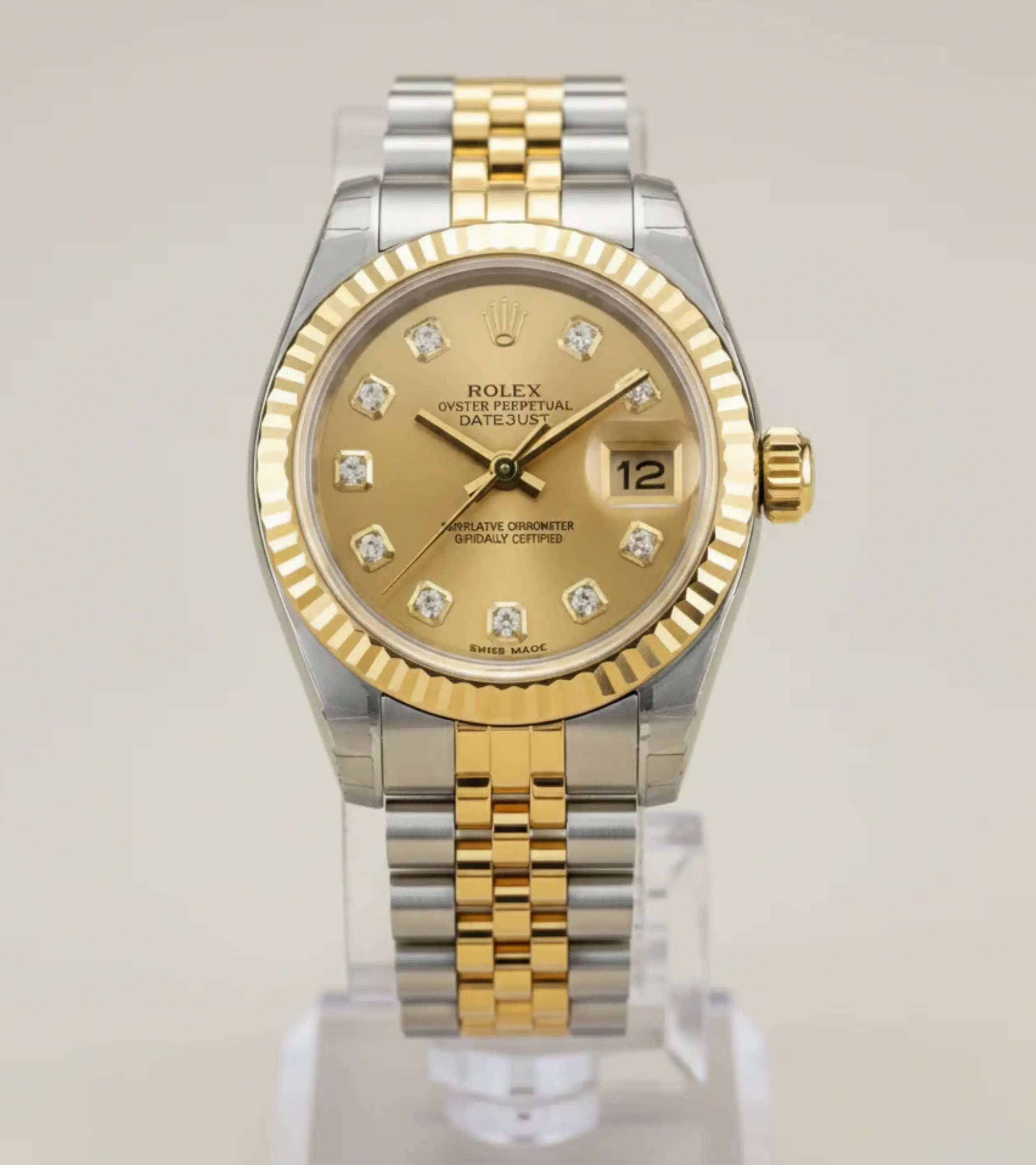 Rolex Lady-Date just Champagne Dial 179173-2 26 mm Master High Quality Automatic