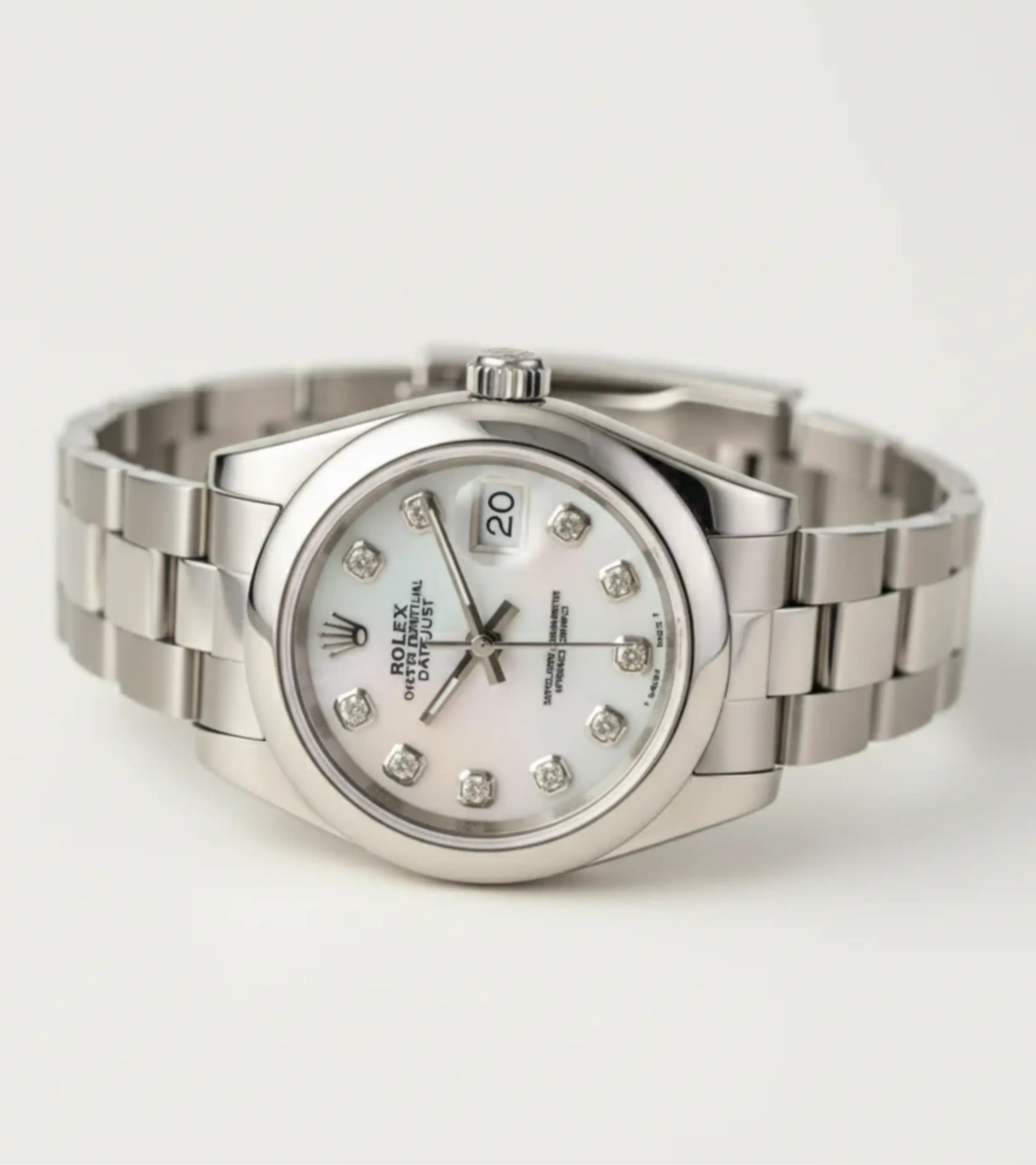 Rolex Datejust White Dial RL123 26 mm Master High Quality Automatic