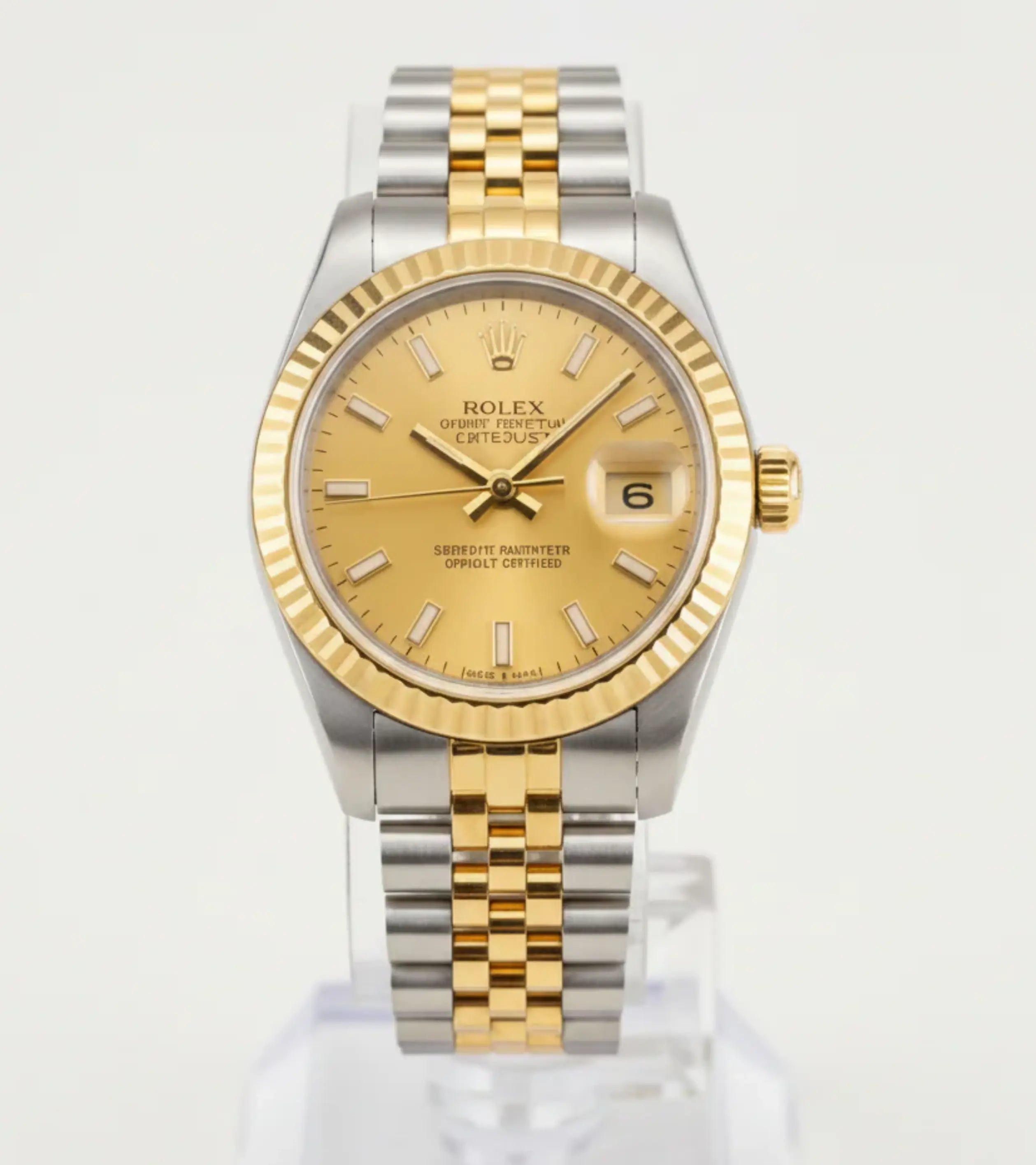 Rolex Datejust Gold Dial 69173 26 mm Master High Quality Automatic