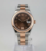 Rolex Datejust Chocolate Roman Diamond Dial 278241-0003 31 mm Master Automatic