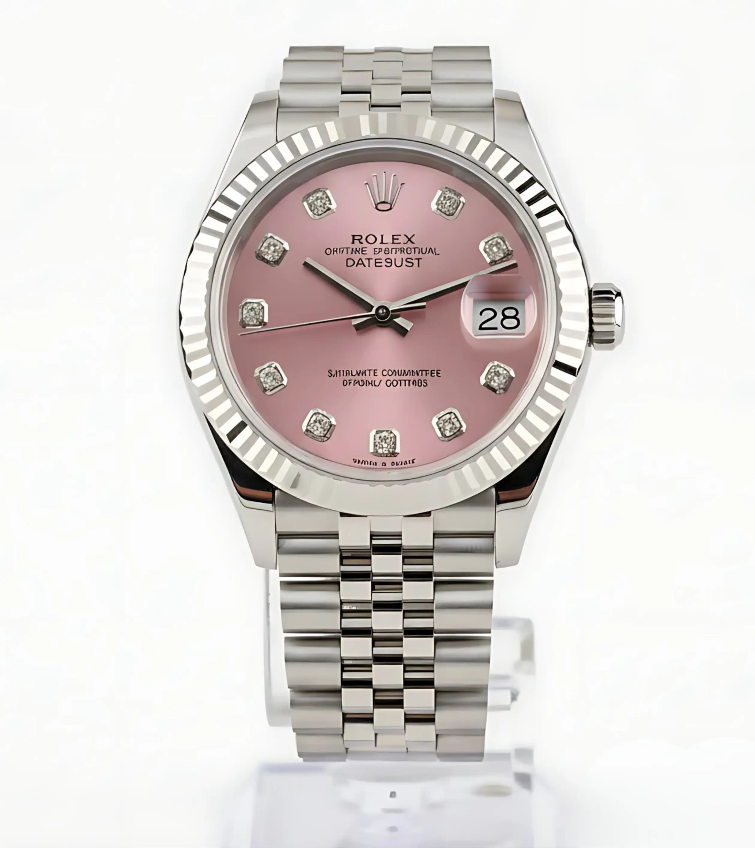 Rolex Datejust Pink Diamond Dial 278274-0032 31 mm Master Automatic