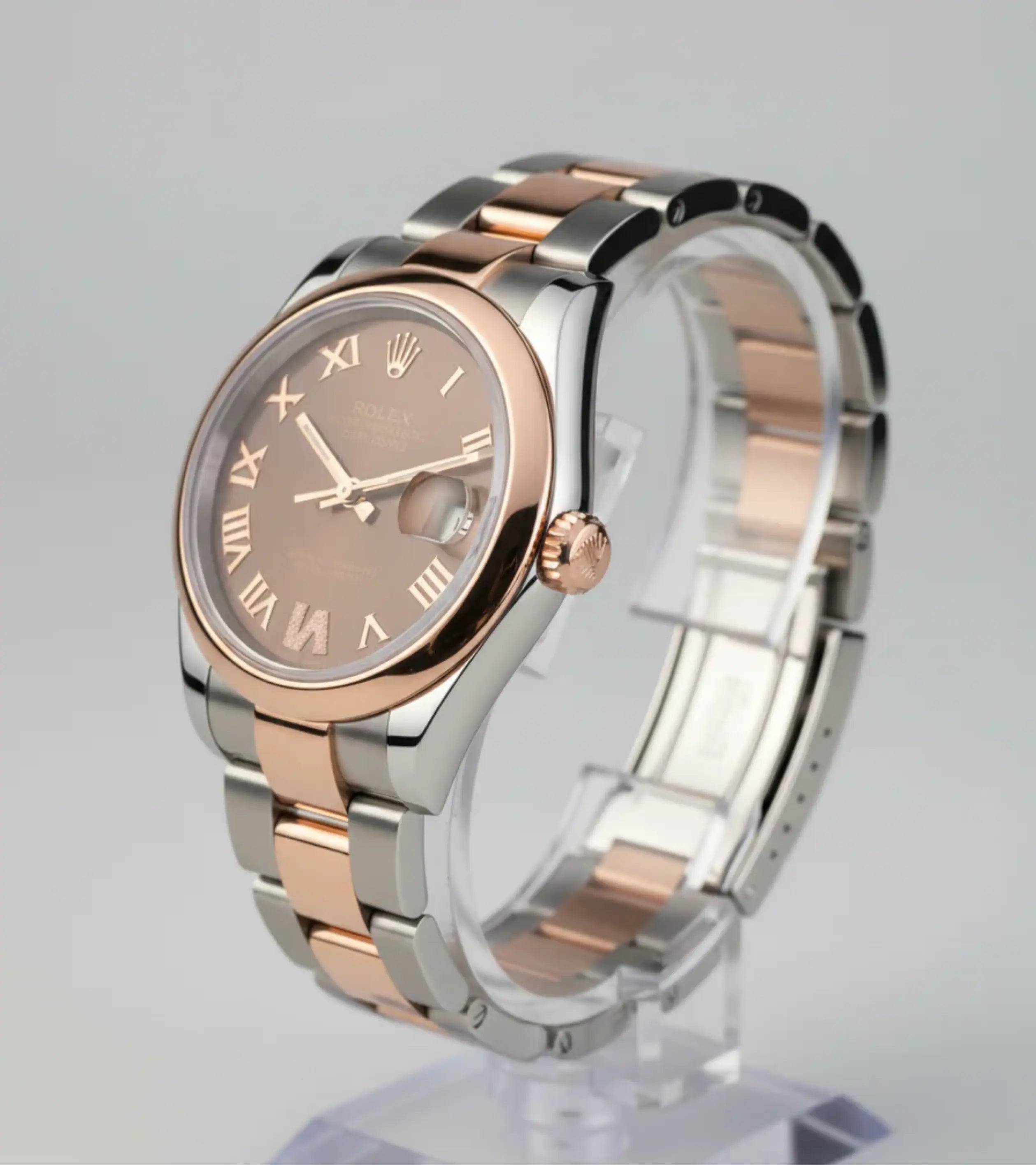 Rolex Datejust Chocolate Roman Diamond Dial 278241-0003 31 mm Master Automatic