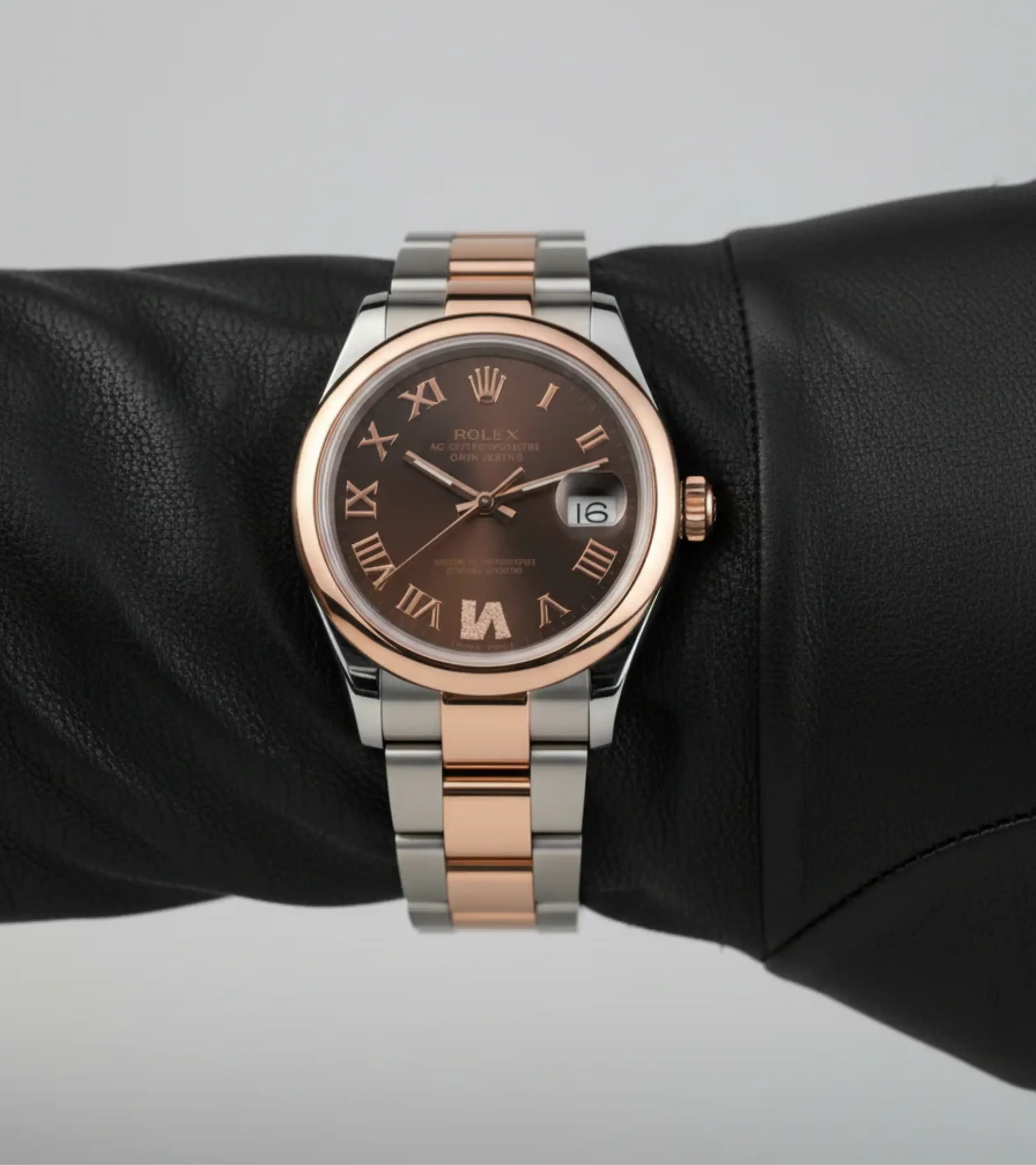 Rolex Datejust Chocolate Roman Diamond Dial 278241-0003 31 mm Master Automatic