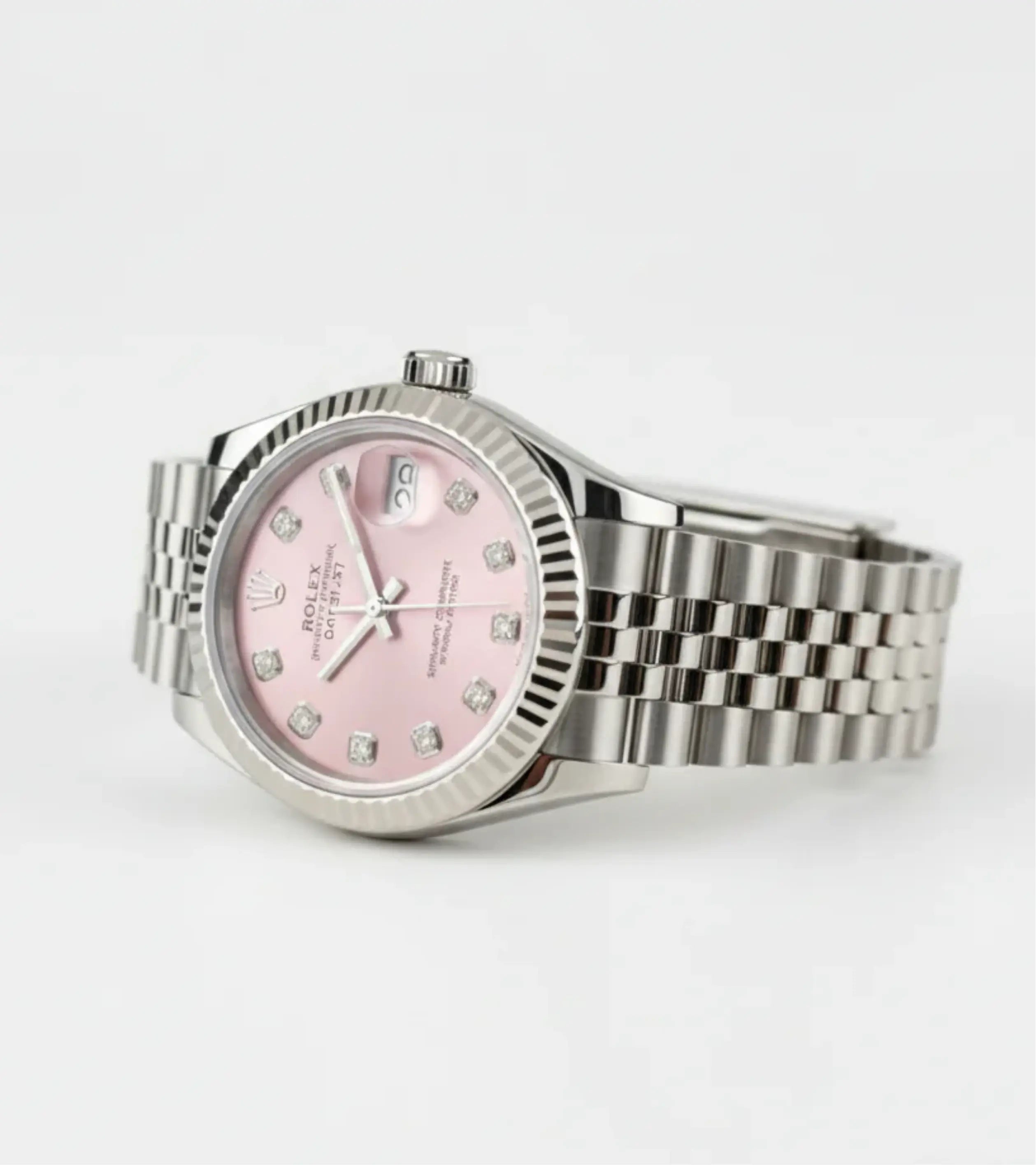 Rolex Datejust Pink Diamond Dial 278274-0032 31 mm Master Automatic