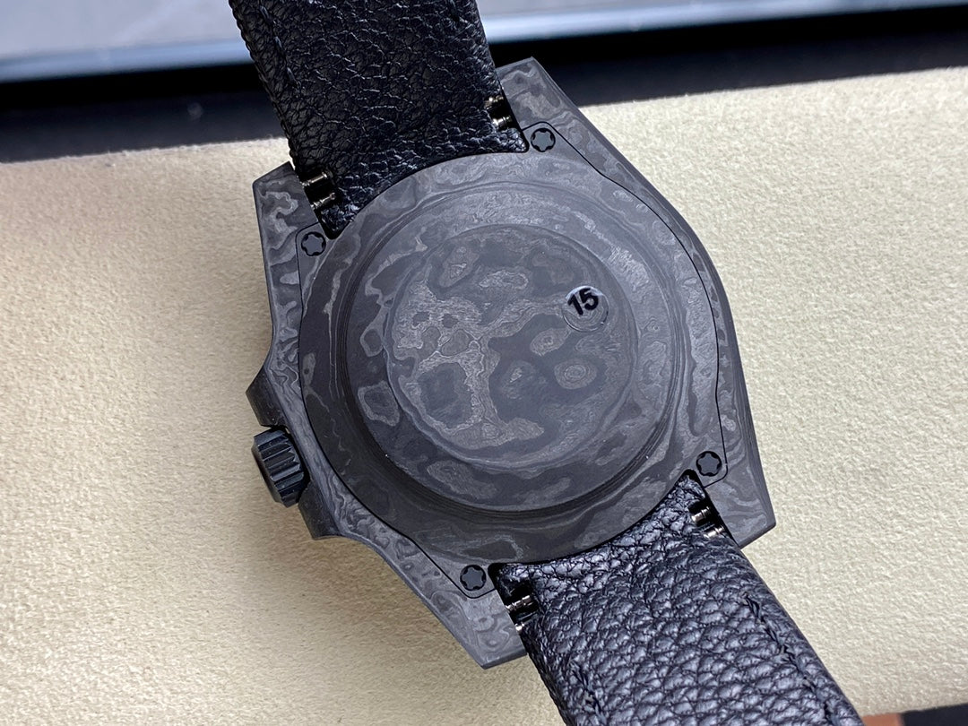 Rolex Submariner Carbon Green watch.