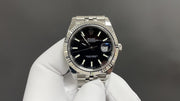 Rolex Datejust 41 with a black dial and a Jubilee bracelet