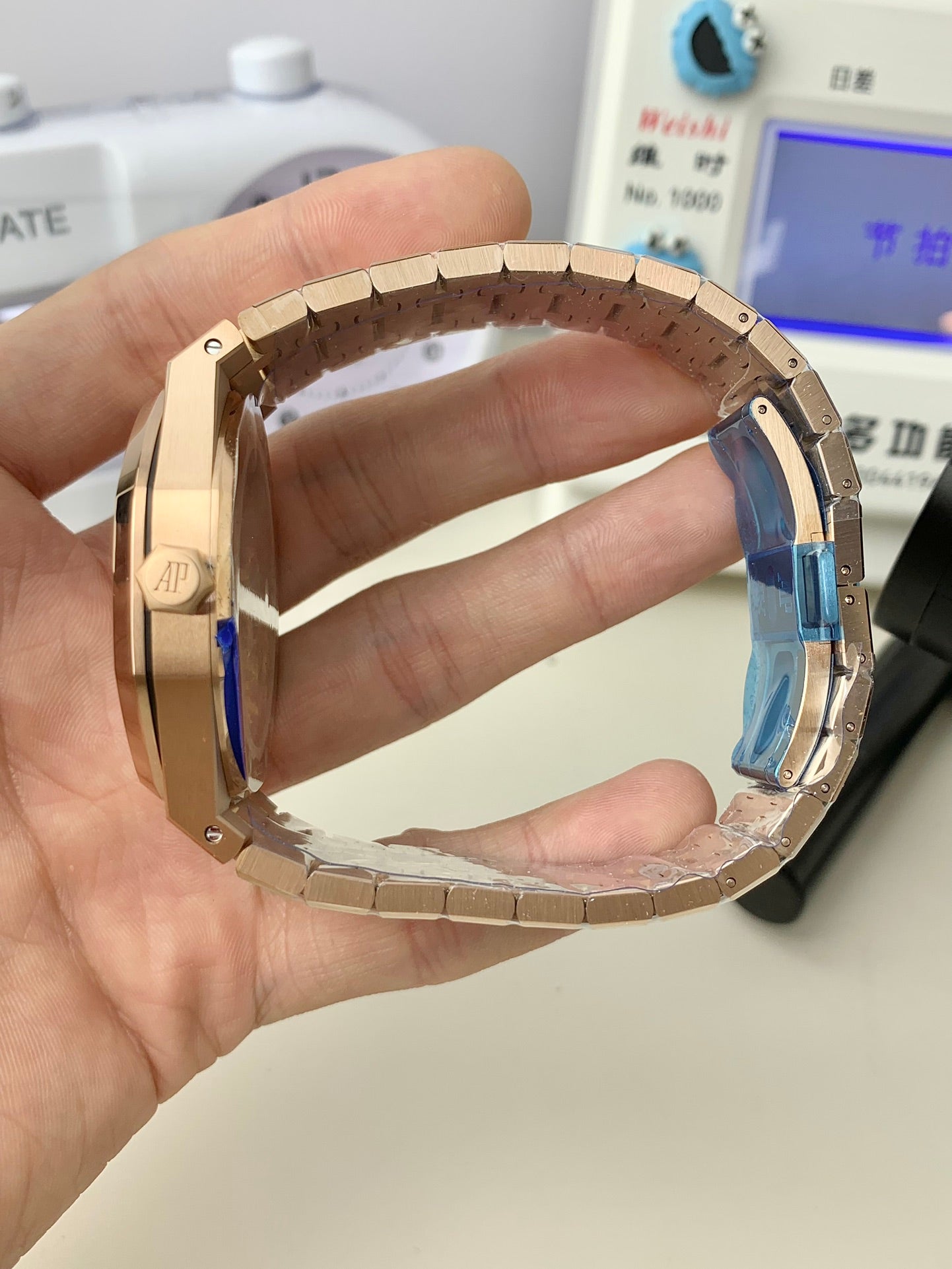 APS Audemars Piguet 15510 Rose Gold Blue