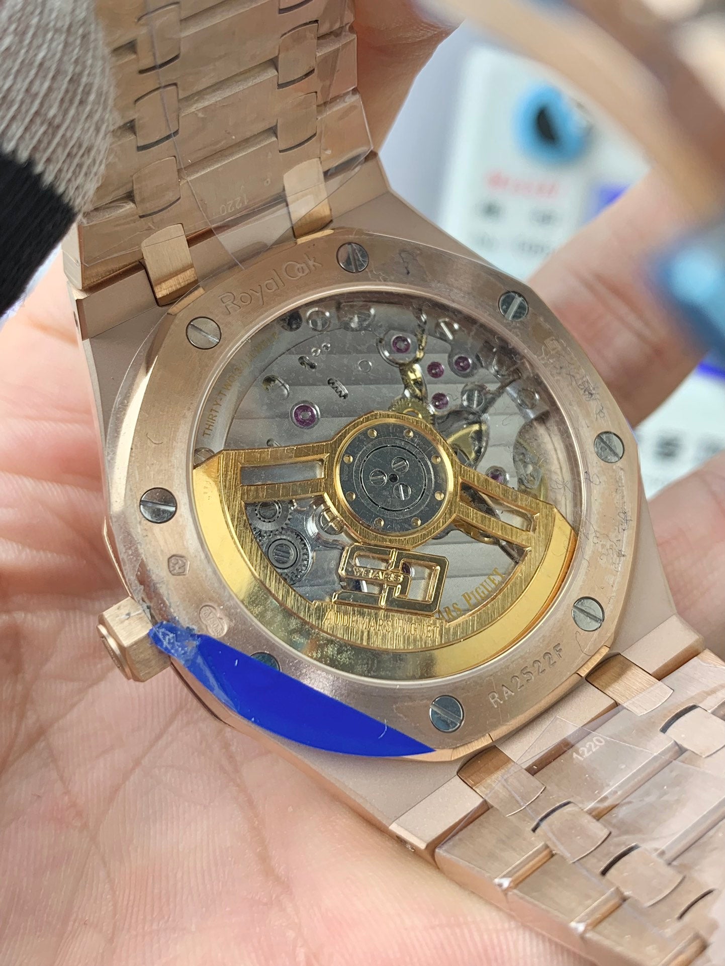 APS Audemars Piguet 15510 Rose Gold Blue