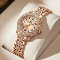 Thumbnail for Gold Stainless Steel Waterproof Watch